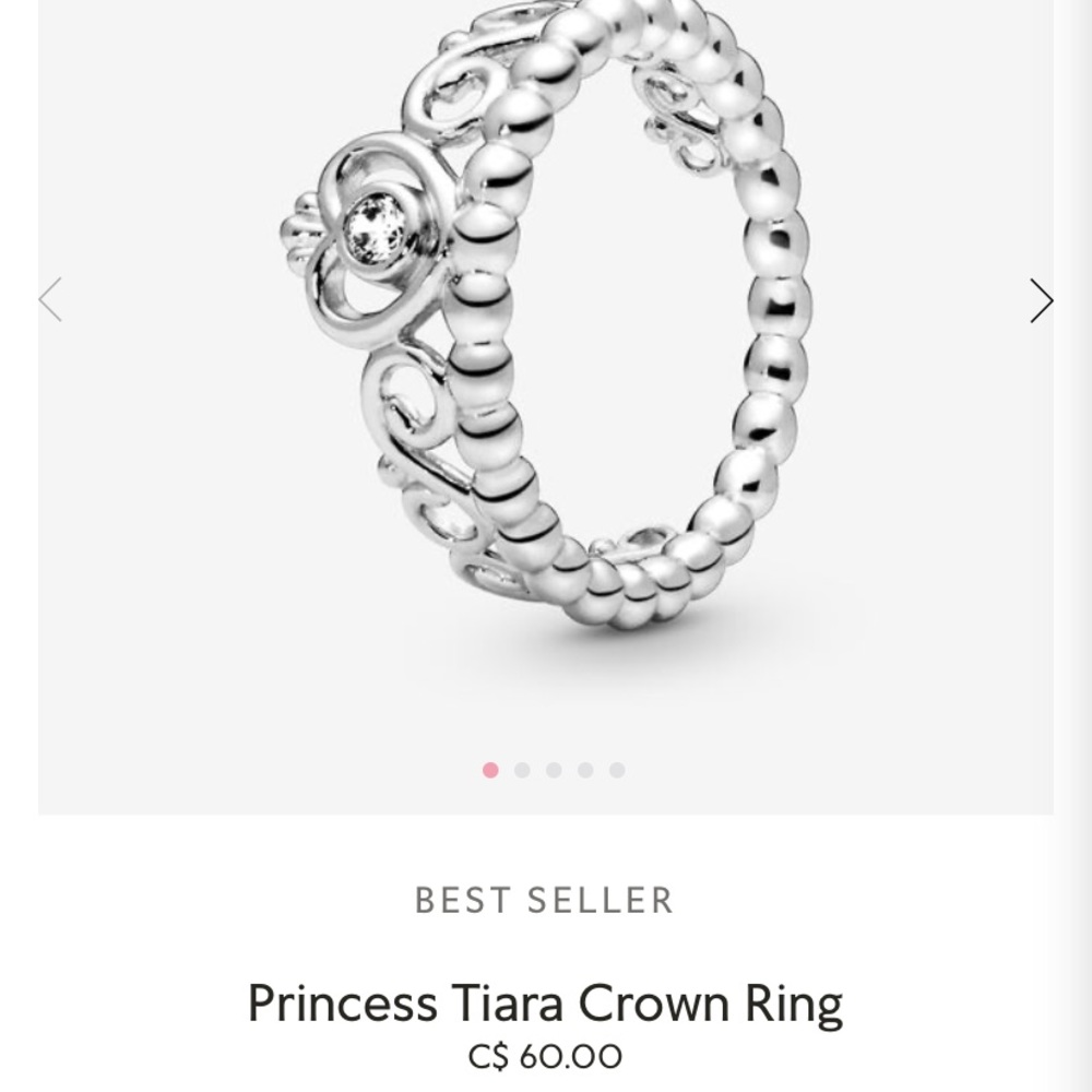 Pandora Princess Tiara Ring